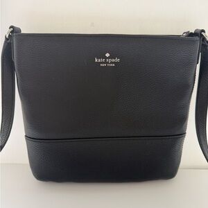 Kate Spade Black Leather Shoulder Bag